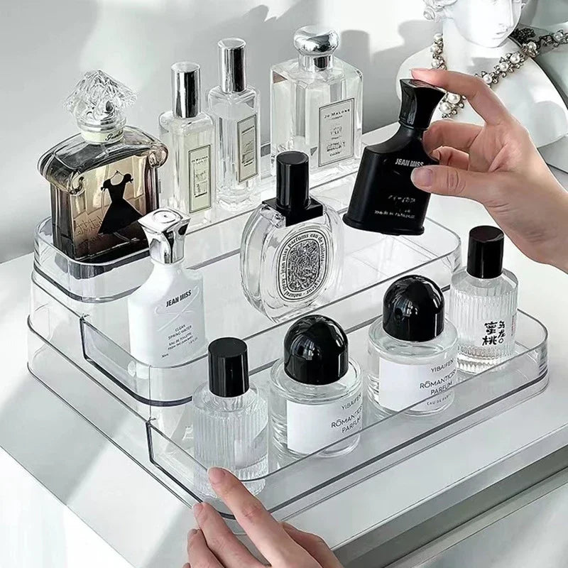 3 Tier Desktop Perfume Shelf Cosmetic Organizer