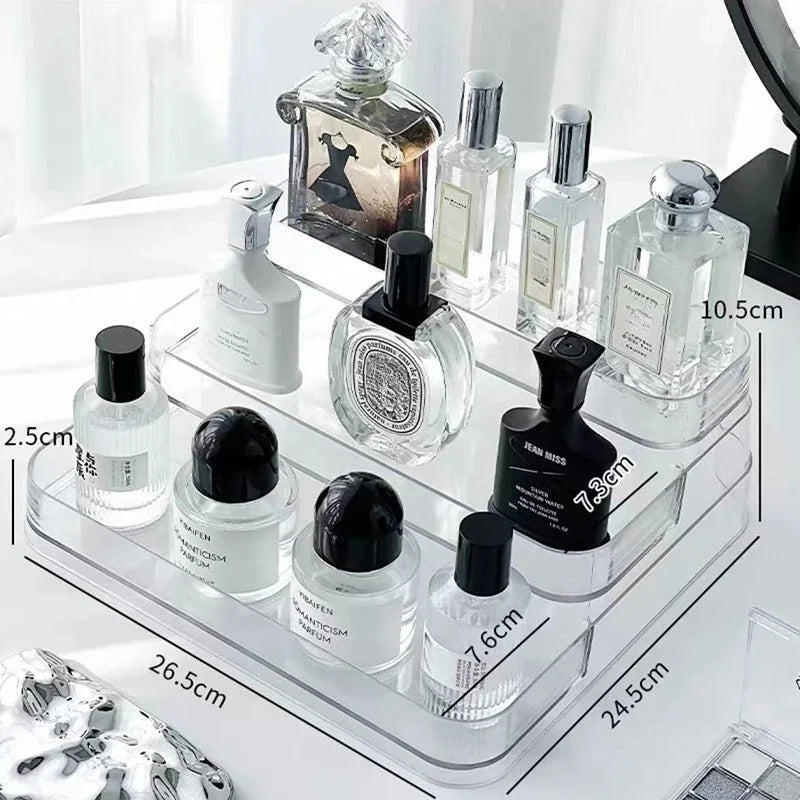 3 Tier Desktop Perfume Shelf Cosmetic Organizer