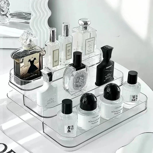3 Tier Desktop Perfume Shelf Cosmetic Organizer